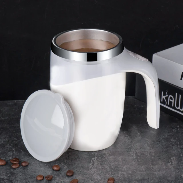 Self Stirring Mug Rechargeable Automatic Stirring Coffee Mug Stainless  Steel Water Cup Home Office Mixing Cup for Coffee Milk - AliExpress