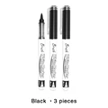 3 black pen