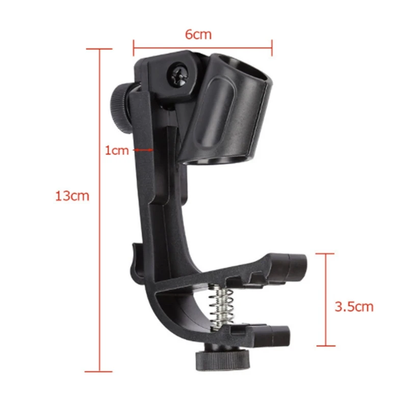 6 Pcs Microphone Clip Drum Clip Shockproof Microphone Stand Musical Instrument Accessories