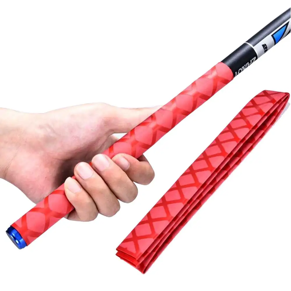 1m Fishing Rod Wrap Anti Slip Static Handle Sleeve Non-slip Heat Shrink  Wrap Tubing Insulation Waterproof Racket Handle Grip