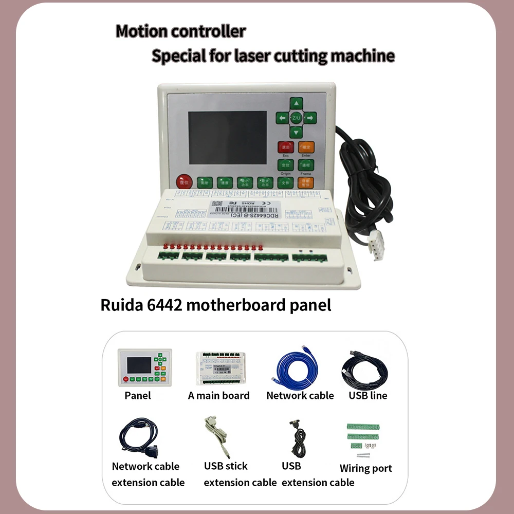 RuidaRDRD6442GLaserControllerEngravingMachineLaserCNC