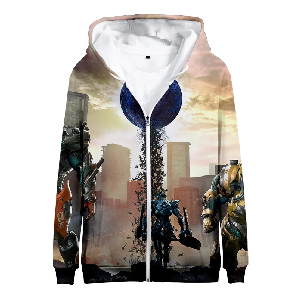 

Exoprimal Zipper Hoodie Unisex Fashion Zip Up Hooded Sweatshirt 3D Prints Streetwear Clothes