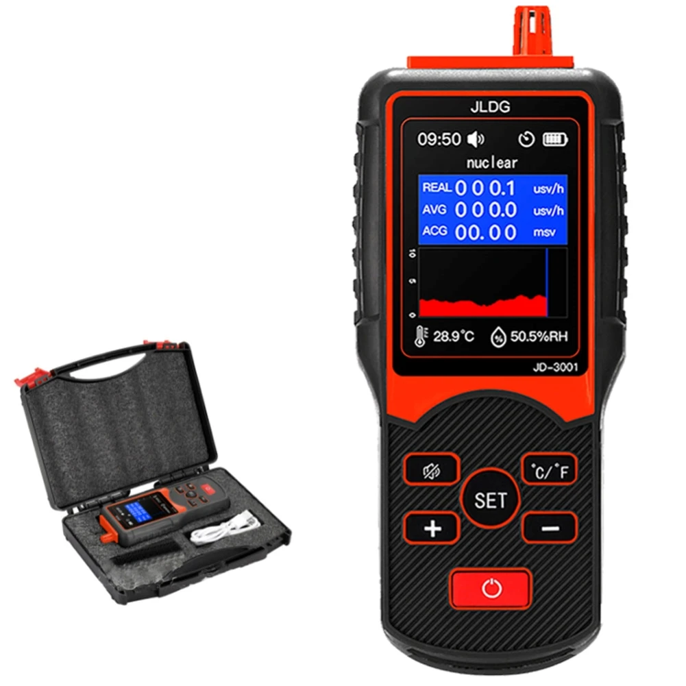 Jd-3001 Geiger Counter Nuclear Radiation Detector Electromagnetic Radiation Detector Electromagnetic Wave Measurement 5