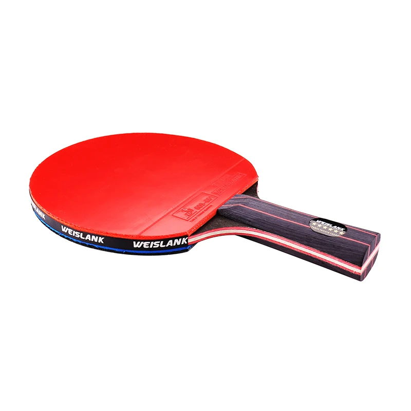Carbon Fiber Blade Table Tennis Racket Double Face Pimples In Ping Pong Paddle Racket Set table tennis racket