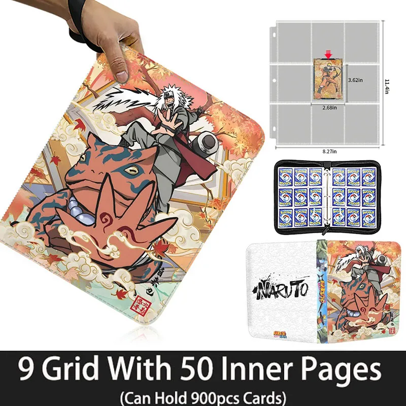 NARUTO Cards Binder 4/9 Pocket Trading Card Holder Collector
