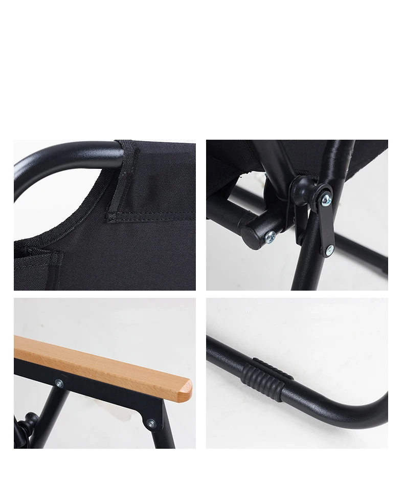 Casual backrest picnic recliner camping folding chair Convenient beach chair Outdoor double