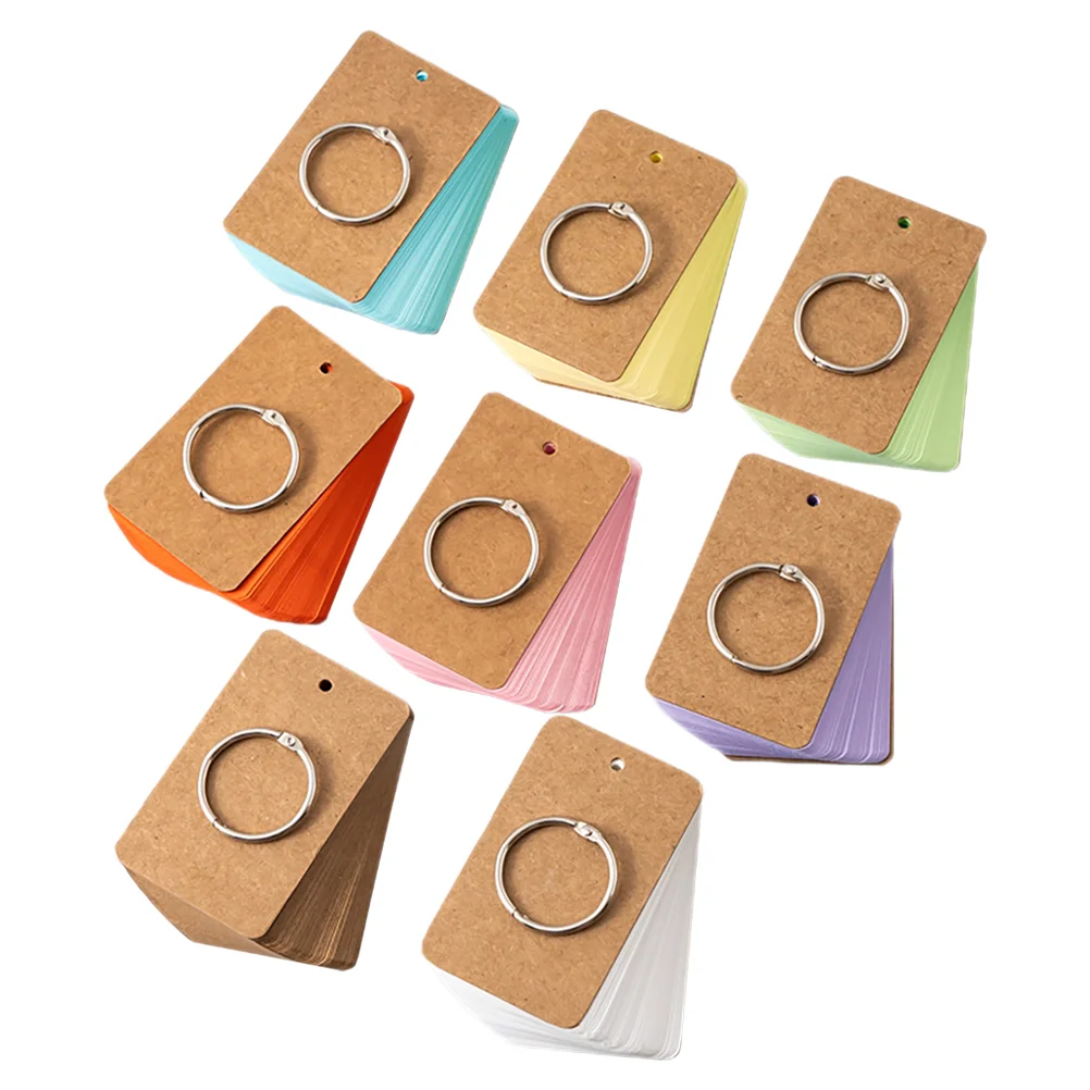 

8 книг, индексная карта, Речевые карты, учебные блокноты для студентов, блокноты, маленькая бумага