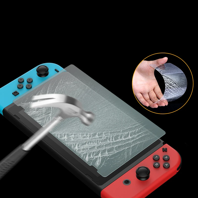 Matte Anti-Blue Frosted Tempered Glass Screen Protector for Handheld Gaming Console