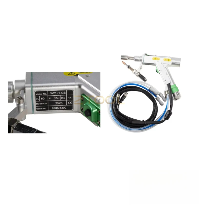 레이툴스 BW101 GS 휴대용 레이저 용접건, 제어 시스템, 와이어 피더, 풀 세트, 광섬유 레이저 용접