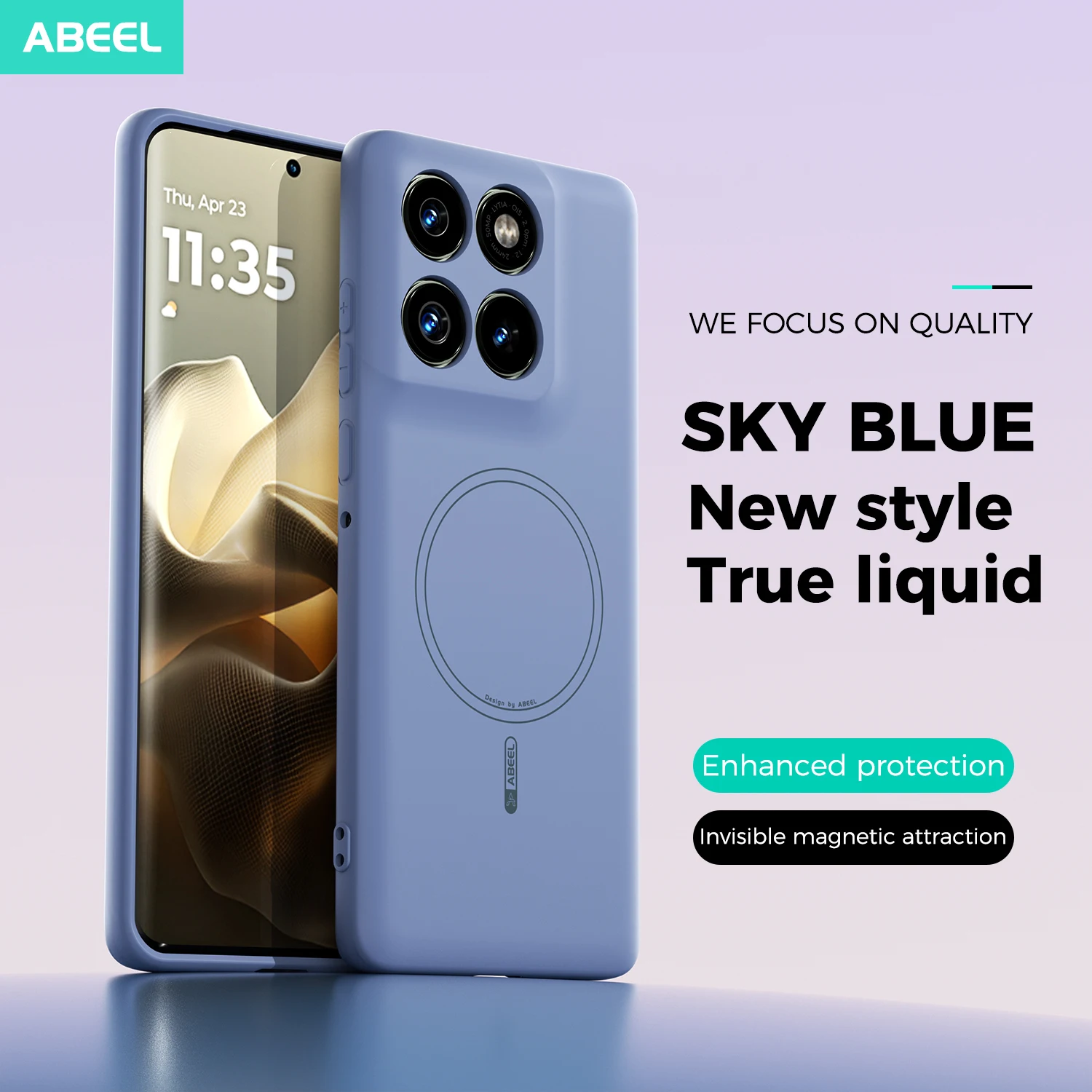 Official Soft Liquid Silicone Magnetic Phone Case in Handcrafted Design