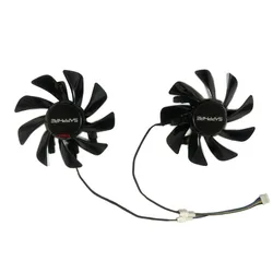 2Pcs/Set,FD9015U12S,T129215SU,GPU Graphics Fan,For Sapphire RX 6600 6600XT 6700 XT PULSE,Video Card Cooling,Replace FDC10H12D9-C