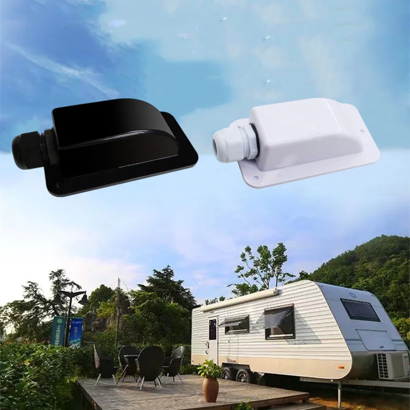 Waterproof Single Wire Entry Gland Box Solar Panel Roof Wire Entry Gland Case Cable Motorhome Camping RV Yacht Car Accessories electrical connector cable gland