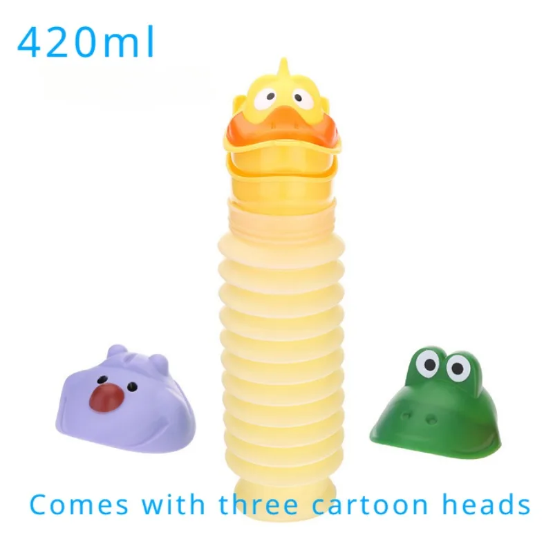 Kids Cute Emergency Urinal Portable Urinal Portable Cartoon Mobile Toilet for Unisex Boys Girls for Travel Camping Outdoor 3