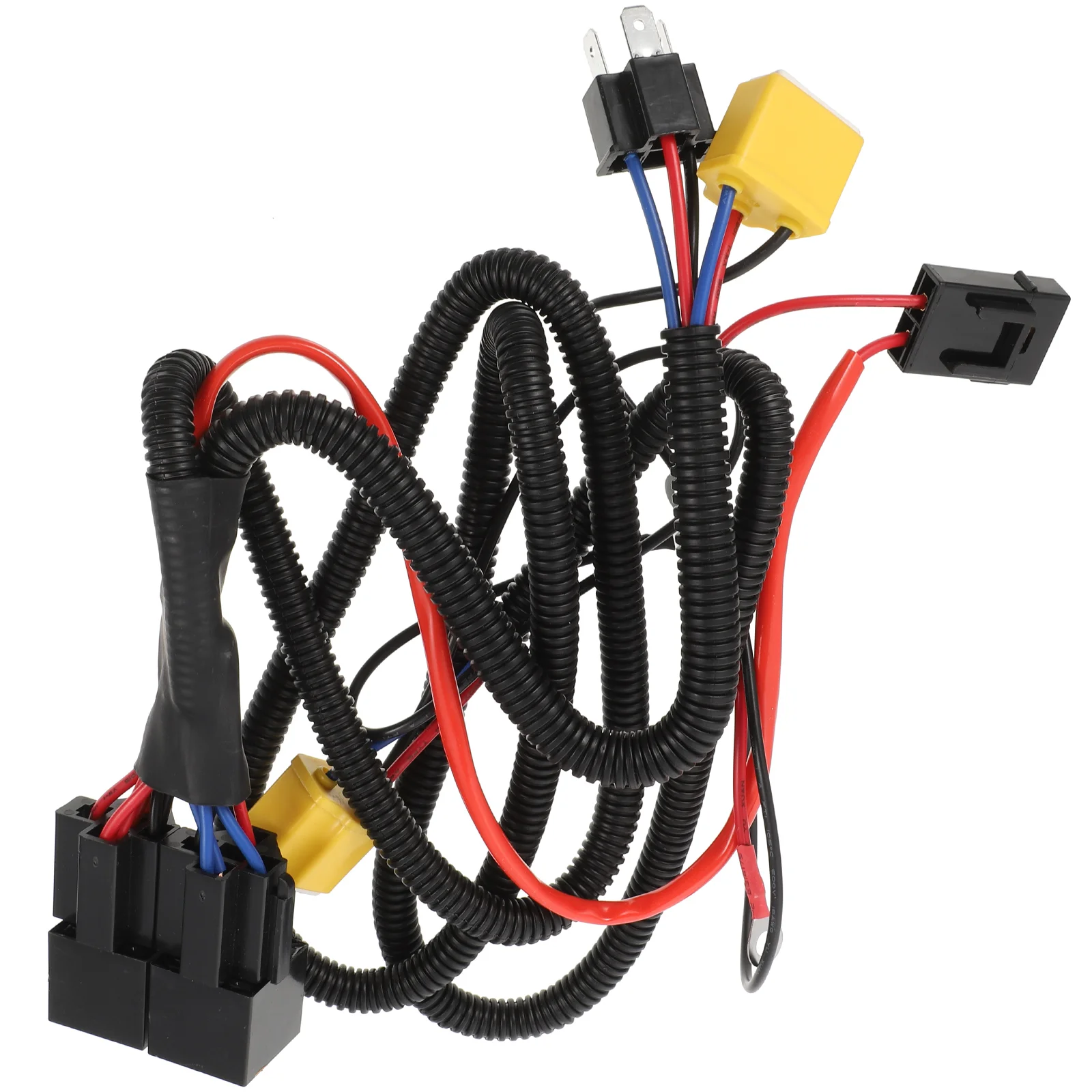H4 Halogen Wire Harness Wiring Harness LED Light Brightness Booster Wiring Kit Headlight Booster Wire For H4 / car headlight wiring harness