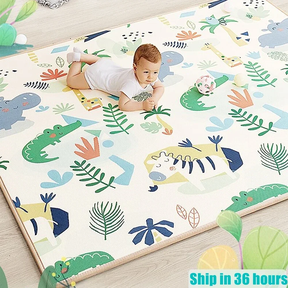 Baby Play Mats Activities Mats for Baby Game Mats Waterproof Children's Rug Mother Kids Crawling Play Floor Folding Soft Carpets