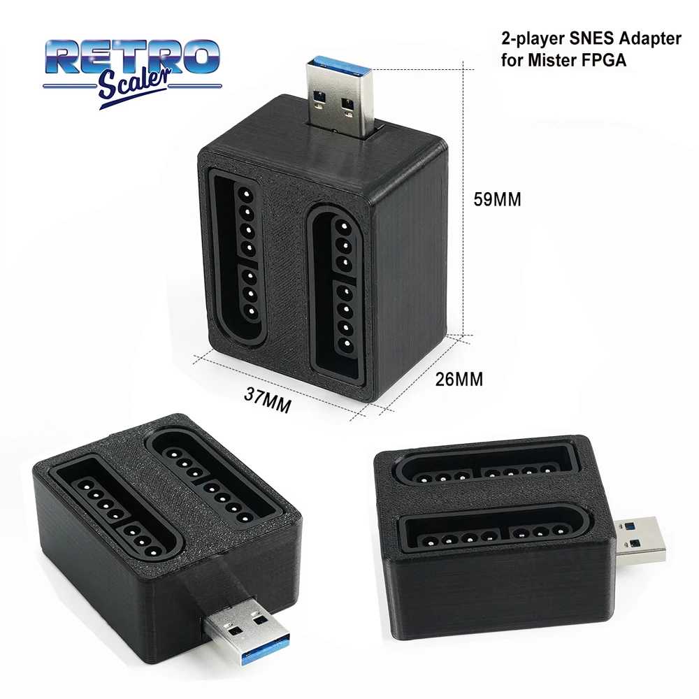 RETROSCALER Controller Adapter SNAC Board, 2 in 1 Player Adapter for SNES NES Controller Terasic DE10 Nano Mister FPGA IO Board - Image 6