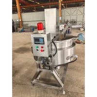 Marmite industrielle à double enveloppe personnalisée, vente en gros, 300L 500L, chauffage gaz, vapeur, électrique avec agitateur 3