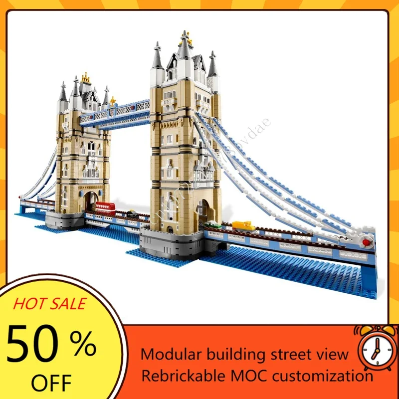 4295PCS Tower Bridge Modular MOC Creative street view Model Puzzle