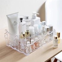 Makeup Cosmetic Storage Box Brush Lipstick Holder Desk Bathroom Organizer Large Capacity Makeup Display Case 1