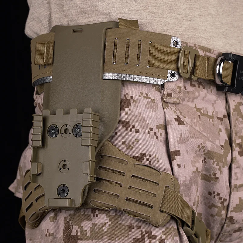 ARC RTI DUTY Accessorio per montaggio Caccia Drop Leg Fondina Cintura per coscia Piattaforma Fondina per pistola Base adattatore per GL 17 19 QLS 19 22 - immagine 2