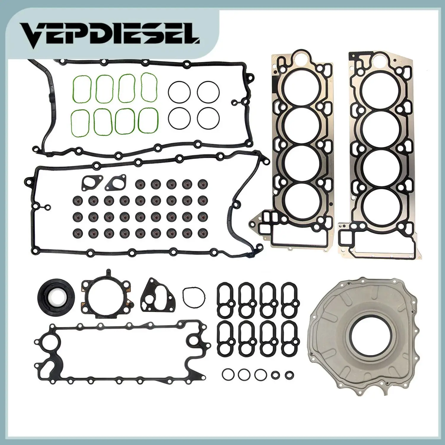 

LR105293 LR105294 1set Engine Cylinder Head Gasket Fits For Jaguar F-Pace F-Type XE XJ XJR XKR Land Rover 5.0L V8 AJ813952