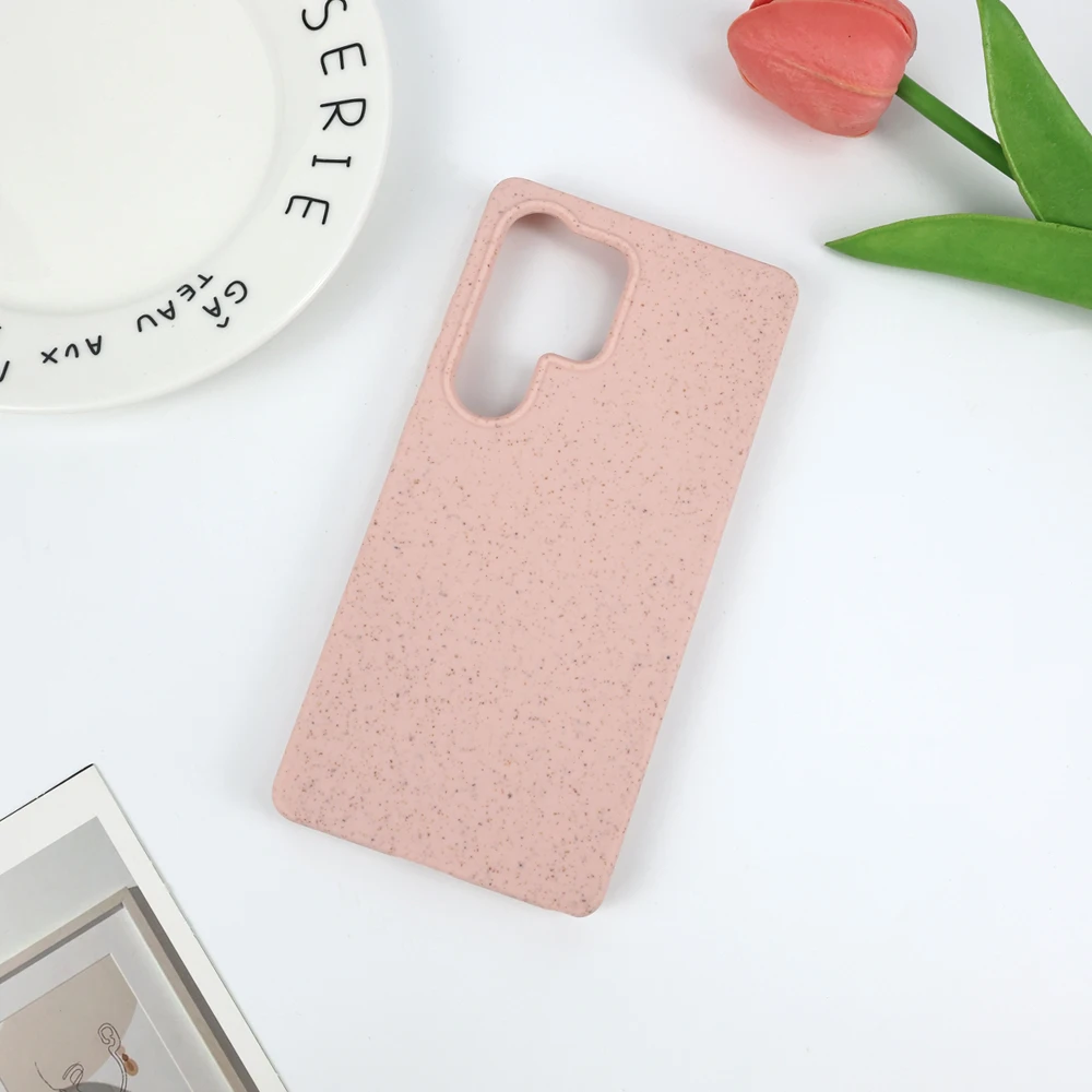 Eco-Friendly Wheat Straw Silicone Phone Case Cover - Soft and Durable Protection