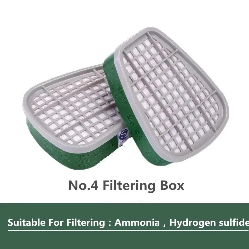 Dust Mask 6001/6002/6004 Cartridge Box 5N11 Cotton Filters Set for 6200/7502/6800 Chemical Painting Spraying Respirator