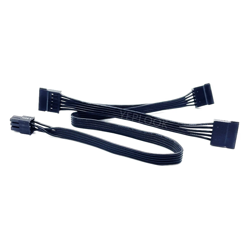 Cavo Alimentazione SATA 6 Pin To 3x15 Pin - Compatibile Corsair Alimentatori Modulari - Foto 11