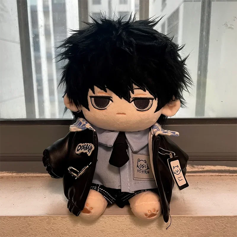 thumbnail image 1 of 20cm Death Note L.Lawliet Cotton Stuffed Doll Animation Plush Dress-up Toys for Children Adults Handsome Collectibles Gift Dolls, 1 of 5