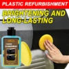 Car Plastic Restorer Coating Agent Auto Plastic Rubber Exterior Repair Clean Refresh Restoration Agent Black Shine Seal Brighten 1