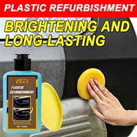 Car Plastic Restorer Coating Agent Auto Plastic Rubber Exterior Repair Clean Refresh Restoration Agent Black Shine Seal Brighten 1
