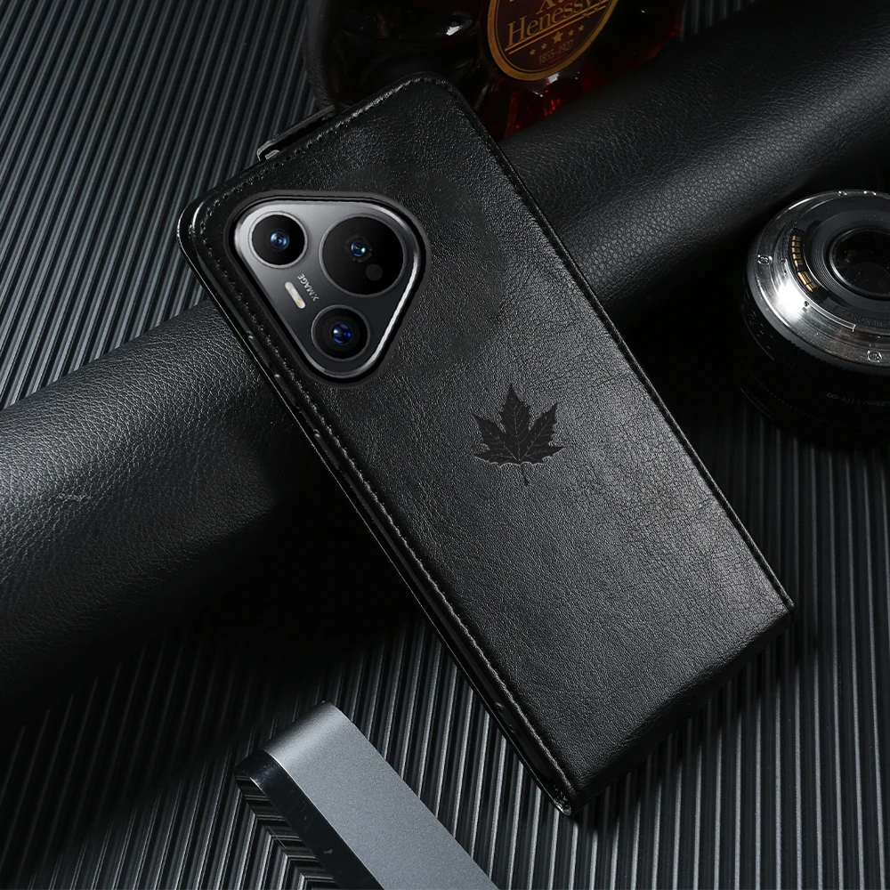 Huawei Pura Leather Business Flip Cover - Fashion Trend Edition