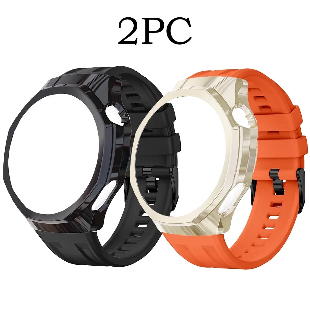 Dual-Function Silicone Strap with Protective TPU Case
