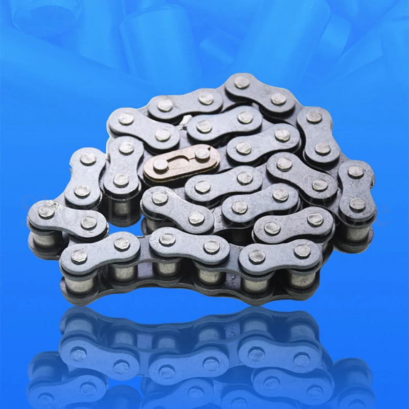 1PCS Industrial Drive Chain 0.5-5 Meter Carbon Steel Short Pitch Roller Chain 04C 06B 08B 10A 12A 06B-2 08B-2 10A-2
