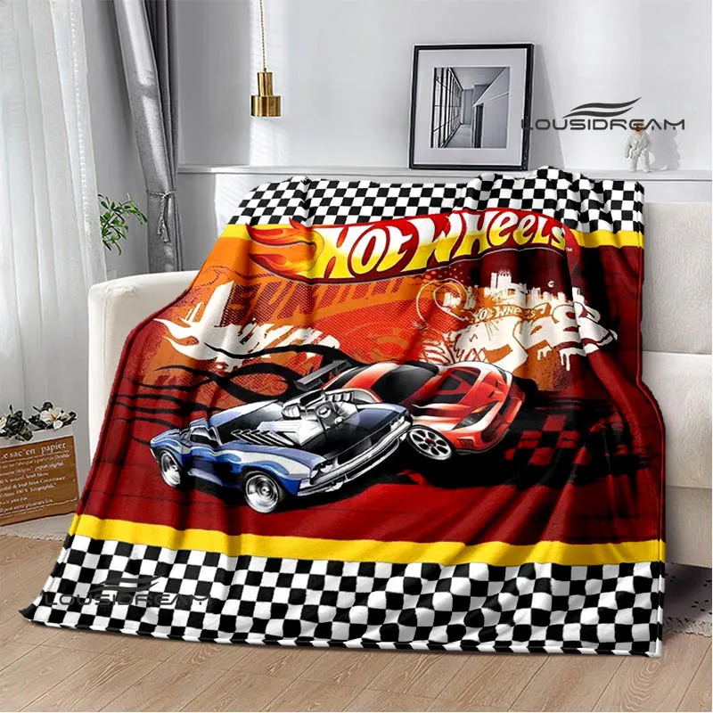 Hot Wheels Fashion Printed blanket Flannel Warm blankets Soft and comfortable blanket bed linings cubre cama Birthday Gift 6