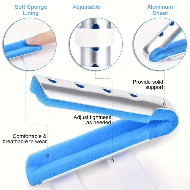 1Pc Finger Splint, Finger Support Brace Finger Stabilizer For Broken Fingers Straightening Arthritis Knuckle Immobilization 4