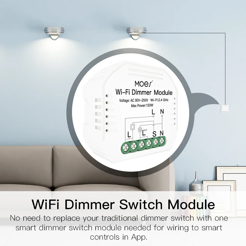 Рисунок 3 - Умный модуль переключателя MOES ZigBee с Wi-Fi