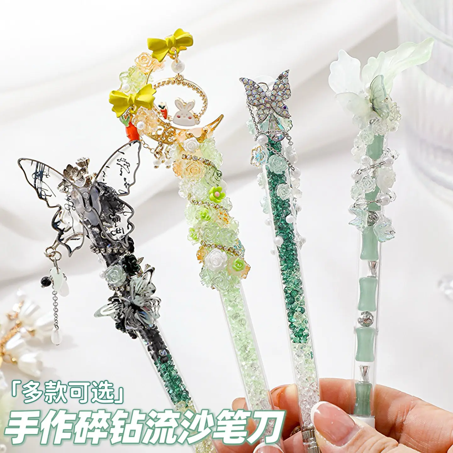 귀여운 스크랩북용 펜 나이프, 개봉용 예쁜 공예 나이프, 소녀들을 위한 예술적인 취미용 나이프 사진 소품 수제 나이프