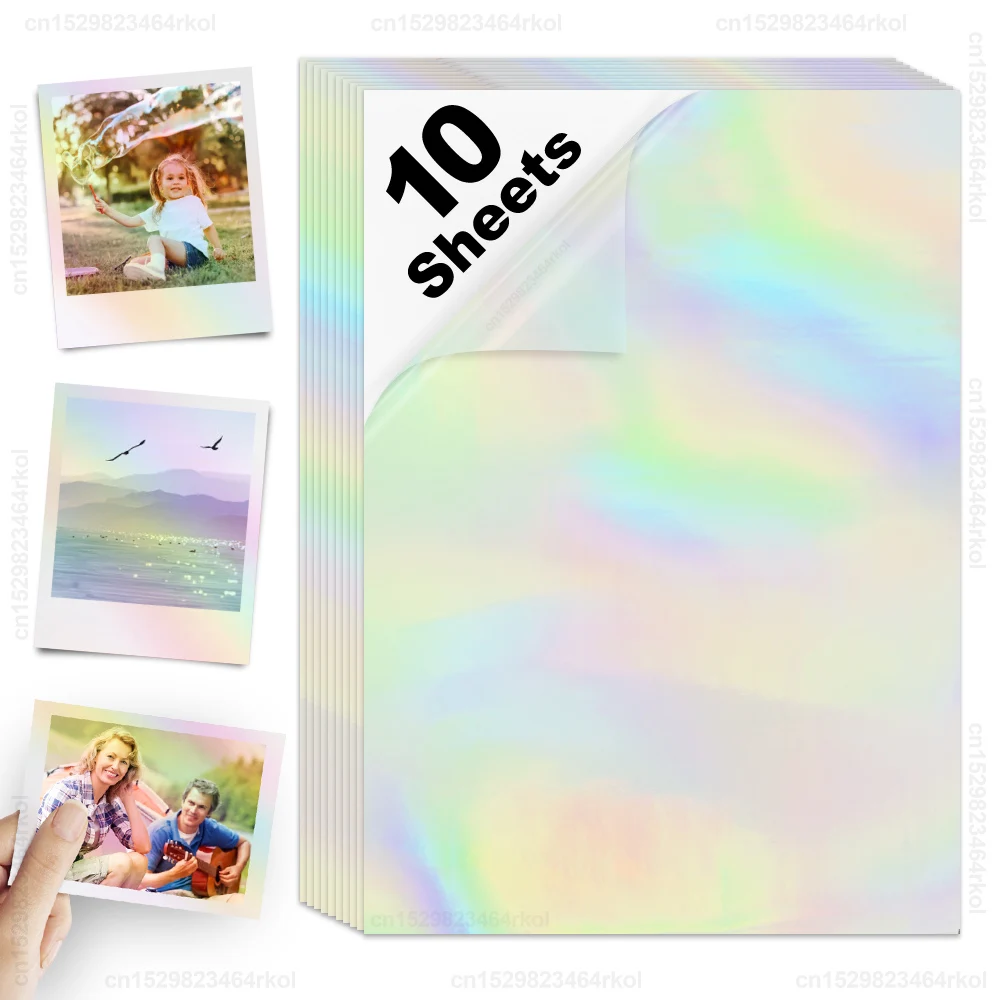 Holographic Lamination Sheets  Holographic Transparent Paper - 10 Sheets  Film - Aliexpress