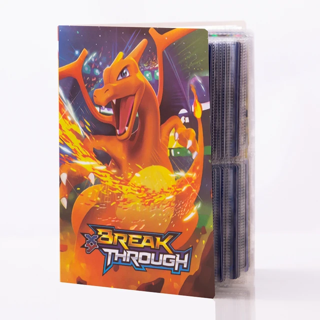 240 Pcs Holder Album Pokemon Map Toy Collections Pokemon Cards Coloring Binder Album Book Top Loaded List Toy Gift for Children 1