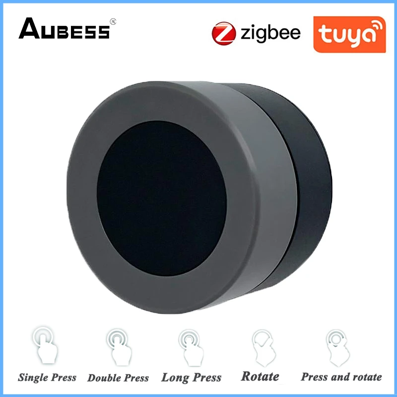 Aubess Smart Home Zigbee Wireless Switch Button Controller Smart Knob