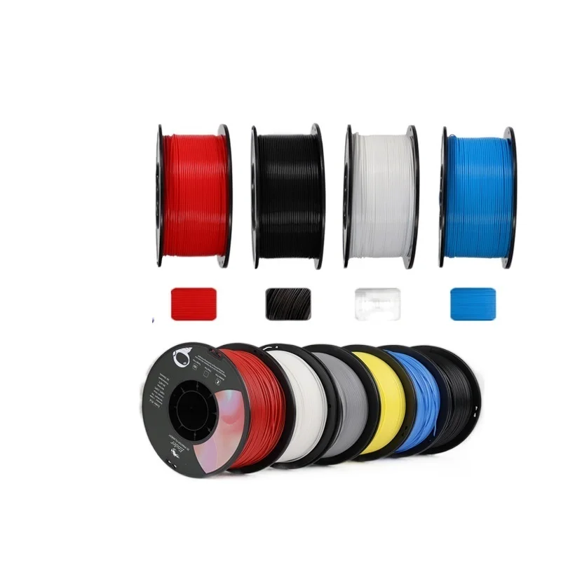 Top Colorful Ender 3D PLA 프린터 필라멘트, Ender-3 V2 3 S1 Pro CR-10 V3 Ender-6 3D 프린터용, 롤 당 2.2lb 스풀, 1.75mm, 1kg