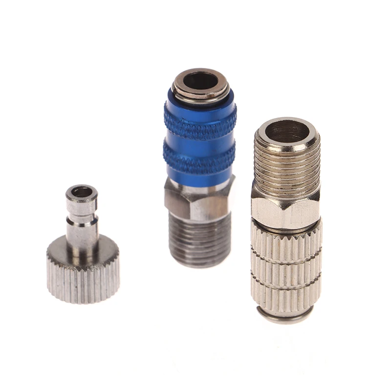 2 Pezzi Raccordo Rapido Disconnettore Per Aerografo – Attacco 1/8 - 5