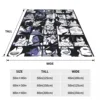 Aizawa Shota Collage Blanket Fleece My Hero Academia Warm Throw Blankets for Car Sofa Couch Bedspread 6