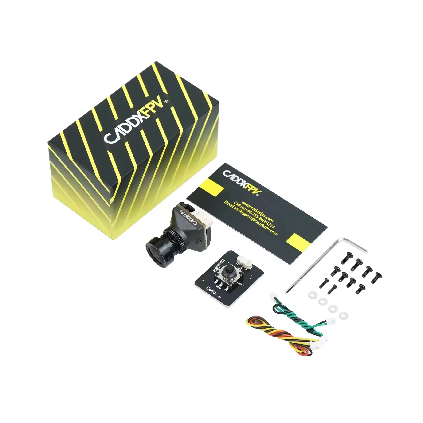 1/2/5 Pieces CADDX Ratel Pro 1500TVL 9.5g Super WDR 4.5V-27V NTSC/PAL CMOS FPV Starlight Night Vision Blacklight Camera thumbnail 6