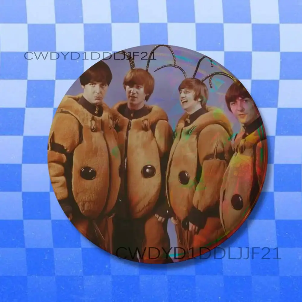 The B-Beatles Band HELP Vintage Anime-Brosche, kreatives Abzeichen für Hut- und Taschendekoration, Fans sammeln Geschenke – Detail 10