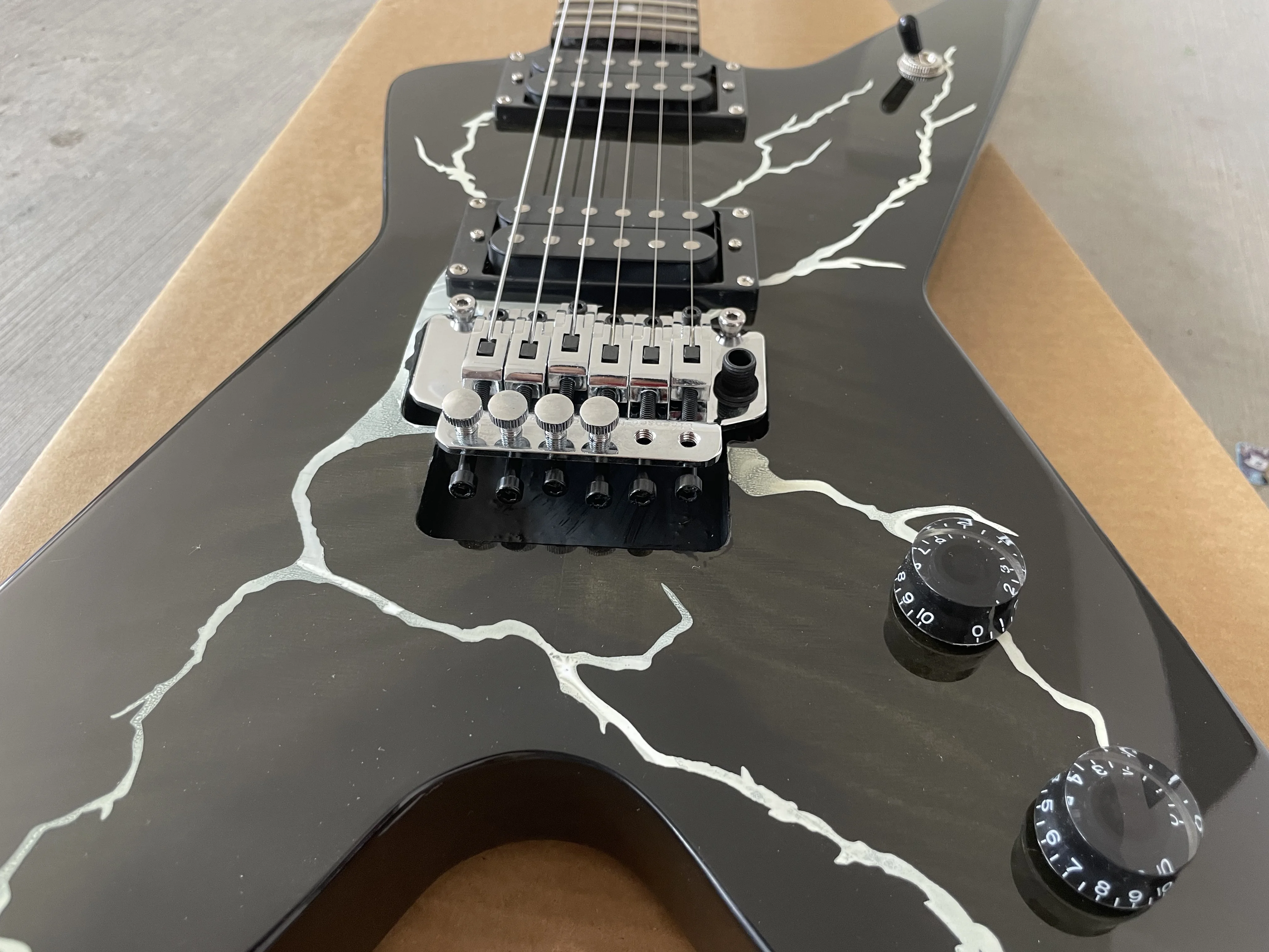 High-end Custom Washburn Dime 333 Dimebolt 2002 Trans Black