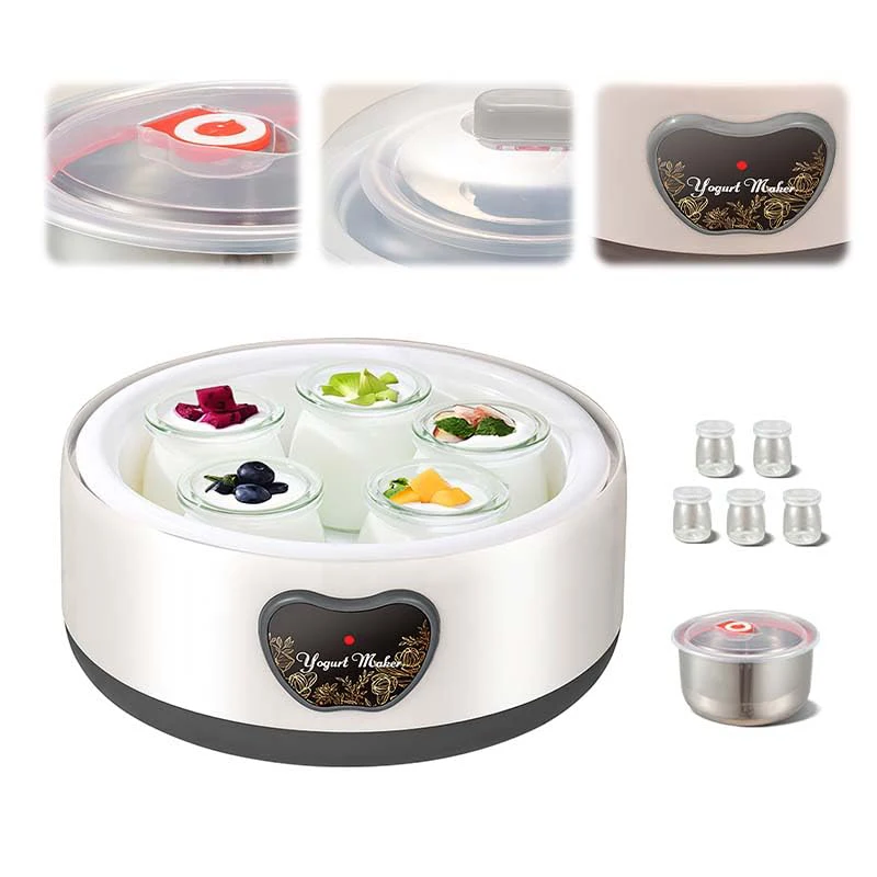 1L Electric Mini Yogurt Maker Automatic Multifunctional Household Rice Wine Maker DIY Yogurt And Natto Fermenting Machine