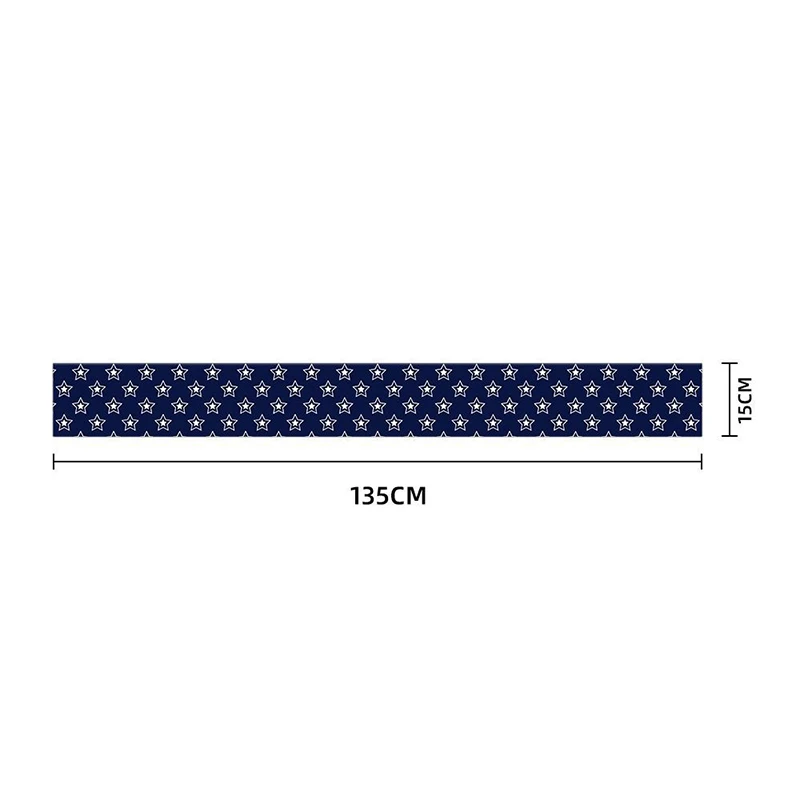 15X135cm holiday party sports patriotic polyester scarves