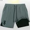 Anime Berserk 2 in 1 Breathable Stretch Men's Shorts Gym High Performance Double Layer Quick Dry Compression Men 6